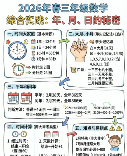 【2026春新版】三年级下册数学综合实践【高彩板】