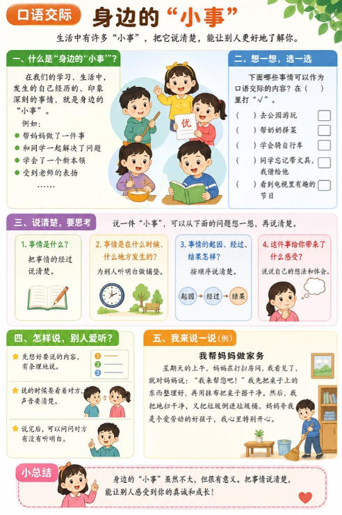口语交际：身边的 “小事”--超彩高清版本