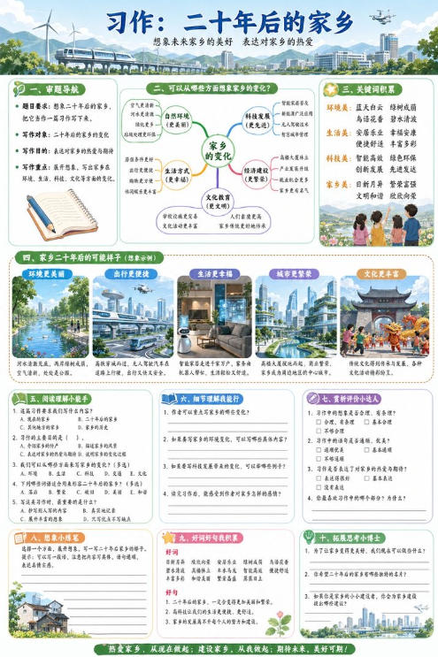 习作:二十年后的家乡--超彩高清版本