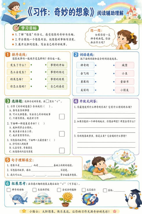习作：奇妙的想象--超彩高清版本