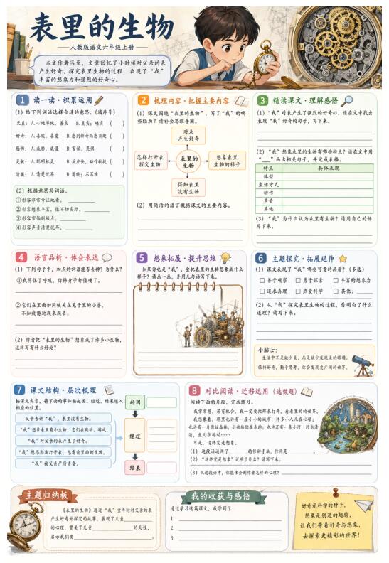表里的生物--超彩高清版本