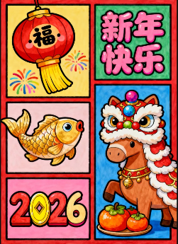 元旦-庆元旦迎新年手抄报-高清可直接打印无水印版本