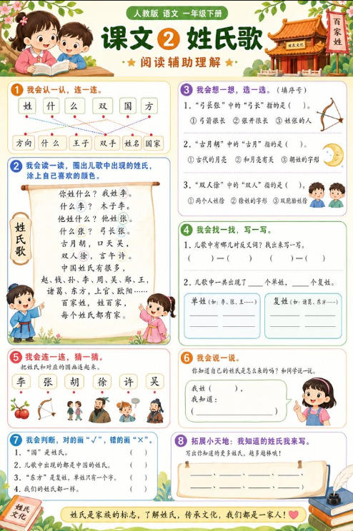 姓氏歌--超彩高清版本
