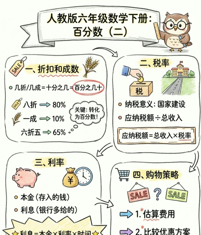 【2026春新版】六年级下册百分数【高彩板】