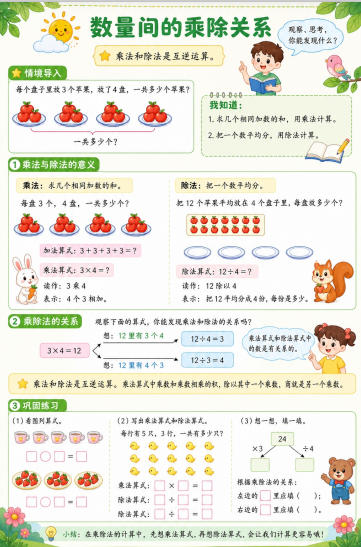 数量间的乘除关系--超彩高清版本
