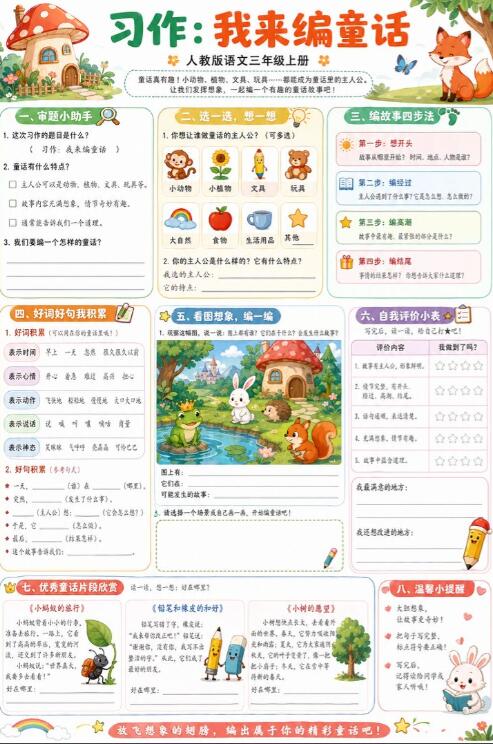习作：我来编童话--超彩高清版本