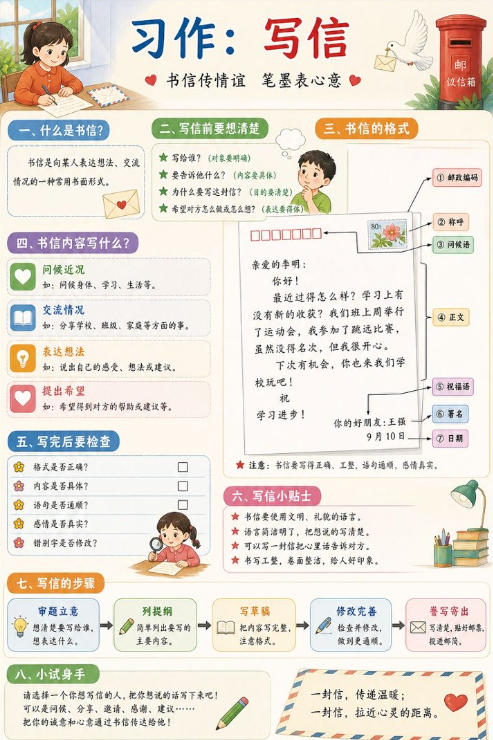 习作：写信--超彩高清版本