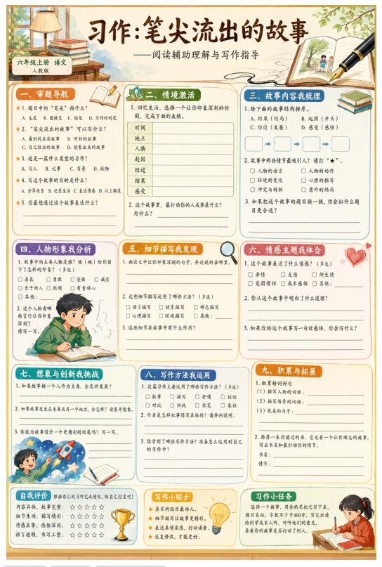 习作:笔尖流出的故事--超彩高清版本