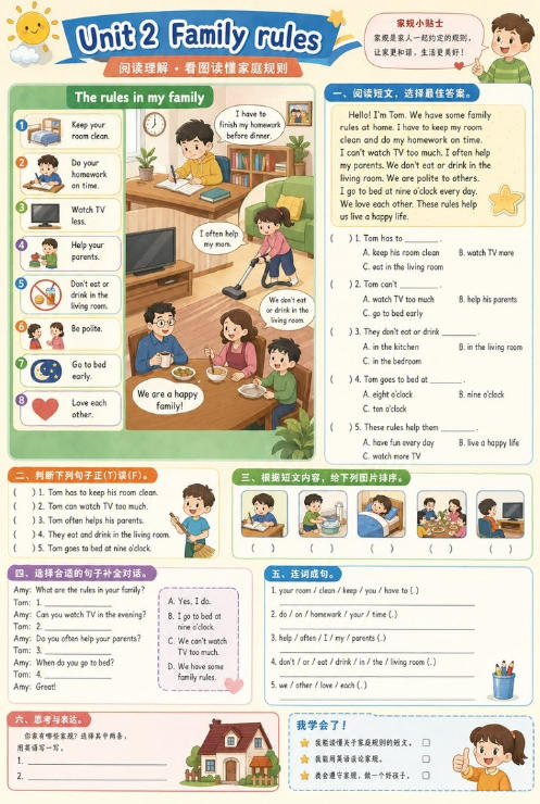 Unit 2 Family rules--超彩高清版本