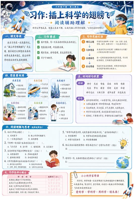 习作:插上科学的翅膀飞--超彩高清版本