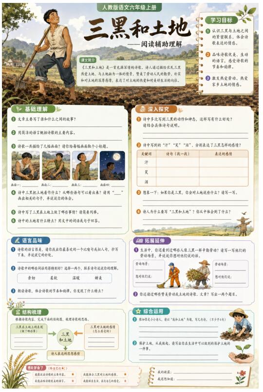 三黑和土地--超彩高清版本
