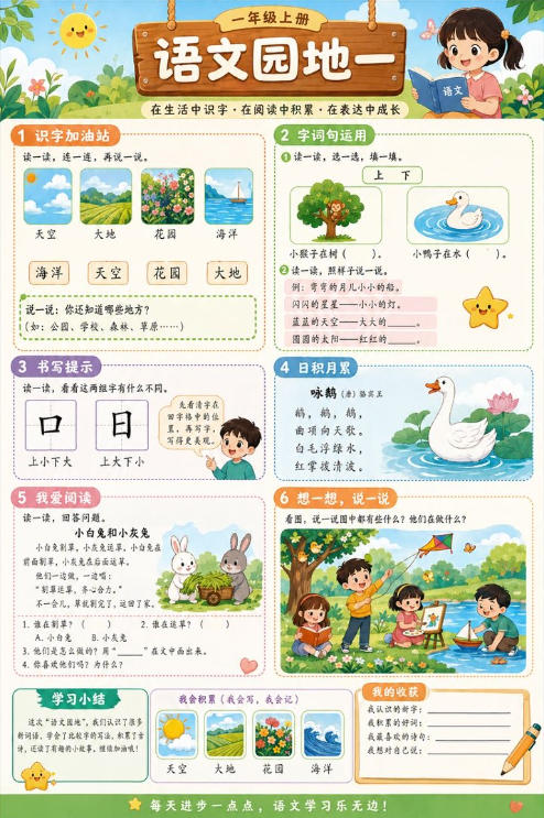语文园地一--超彩高清版本