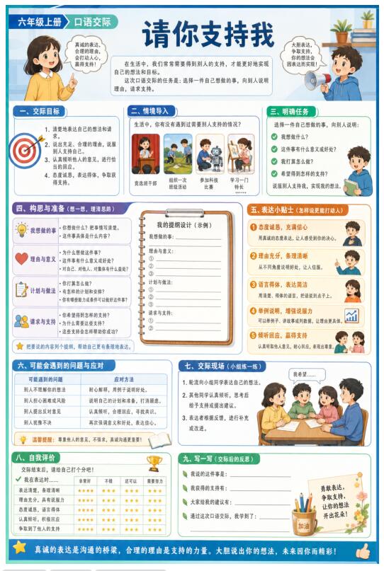 口语交际：请你支持我--超彩高清版本