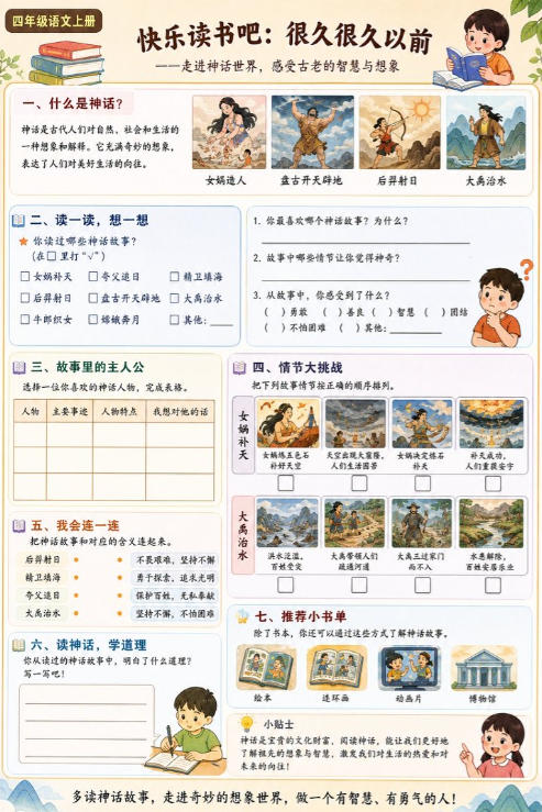 快乐读书吧:很久很久以前--超彩高清版本