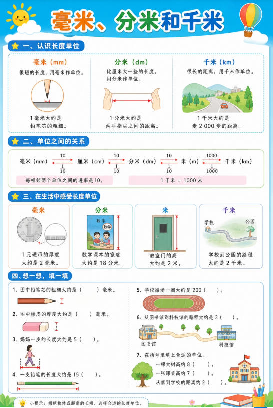 毫米、分米和千米--超彩高清版本