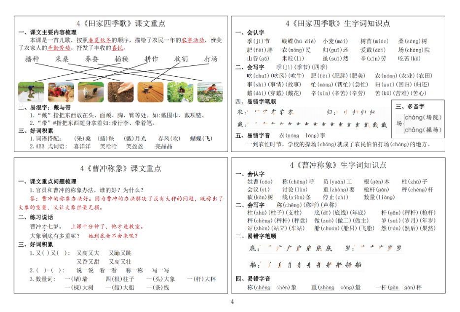 2025春新课改二（上）语文新版课课贴