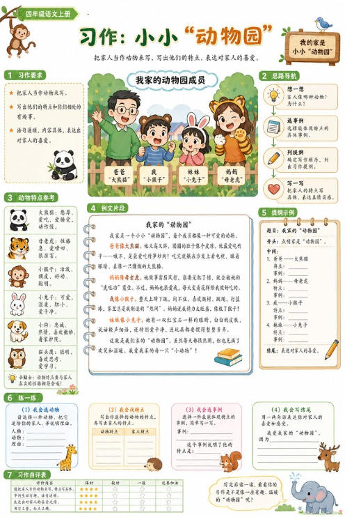 习作：小小 “动物园”--超彩高清版本
