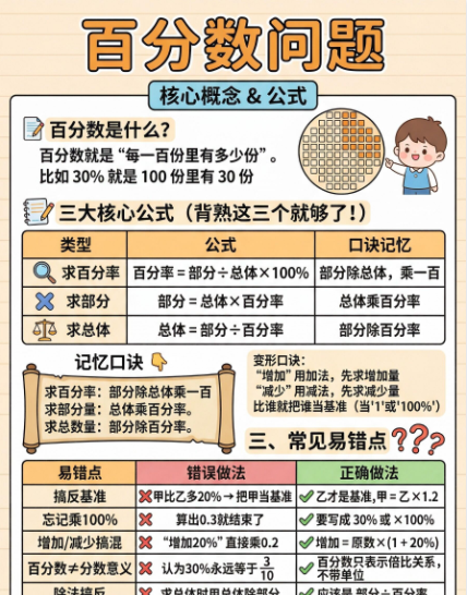 【2026春】百分数到底怎么算高彩版