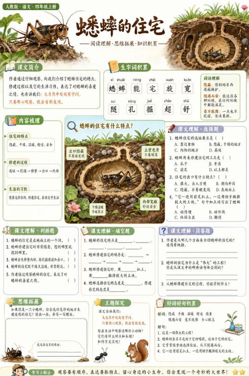 蟋蟀的住宅--超彩高清版本