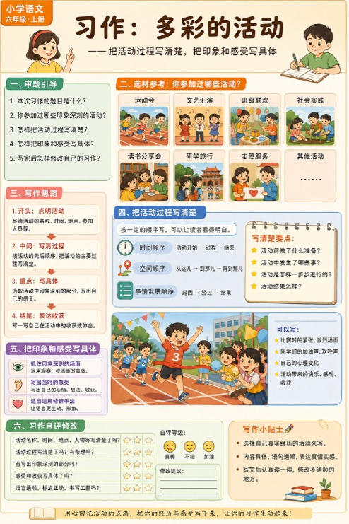 习作:多彩的活动--超彩高清版本