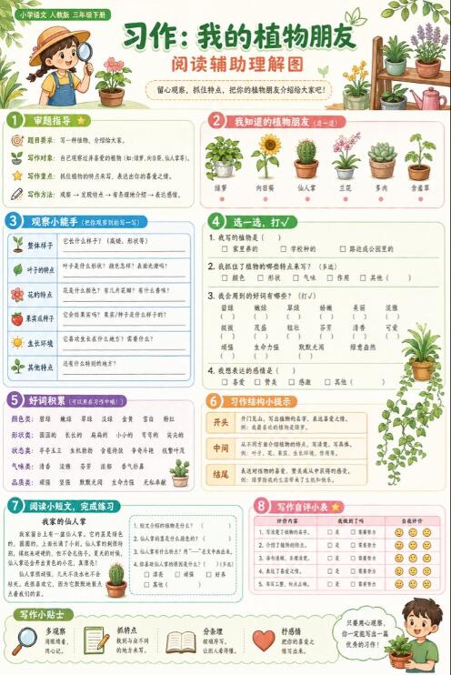 习作：我的植物朋友--超彩高清版本