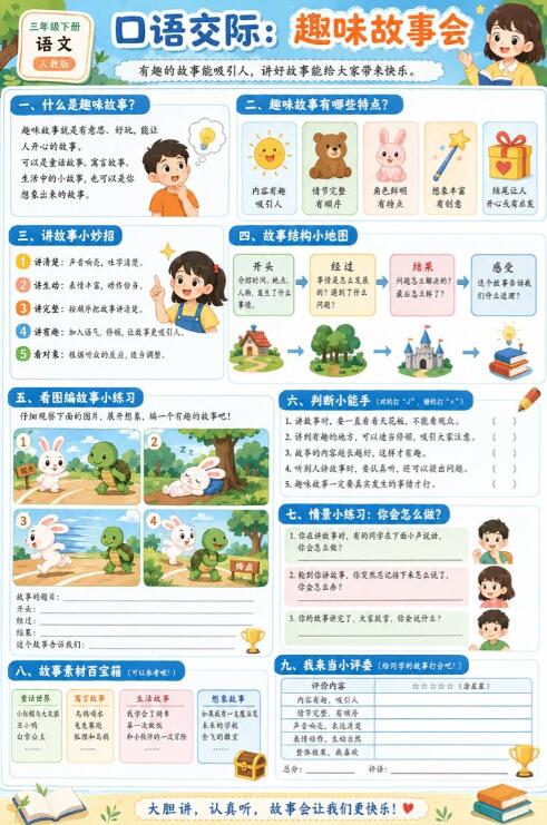口语交际：趣味故事会--超彩高清版本