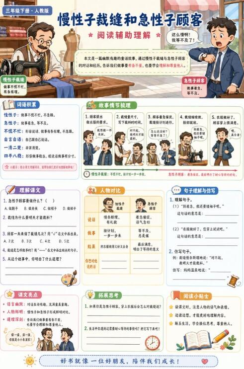 慢性子裁缝和急性子顾客--超彩高清版本
