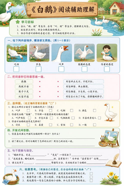 白鹅--超彩高清版本