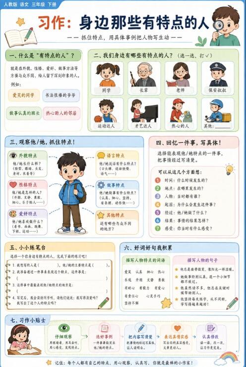 习作：身边那些有特点的人--超彩高清版本