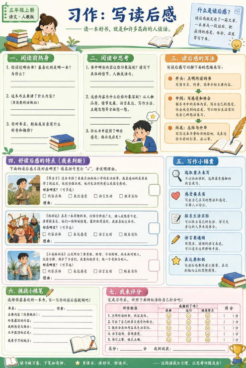 习作：写读后感--超彩高清版本