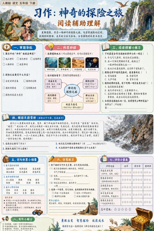 习作：神奇的探险之旅--超彩高清版本