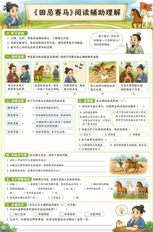 田忌赛马--超彩高清版本