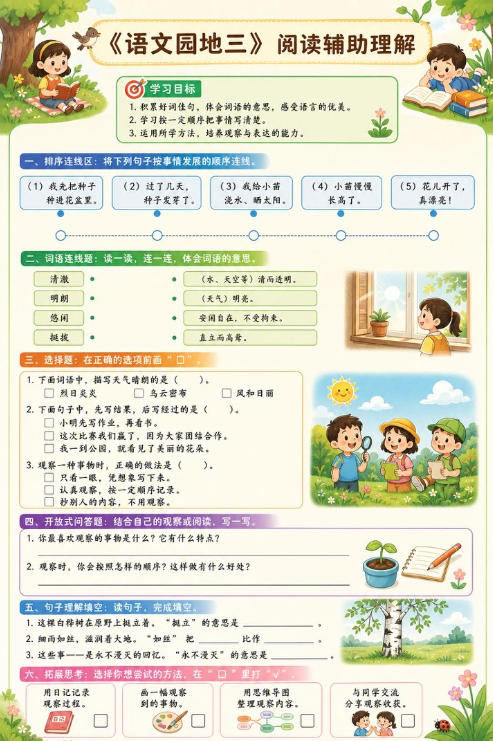 语文园地三--超彩高清版本