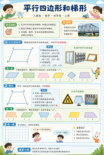平行四边形和梯形--超彩高清版本