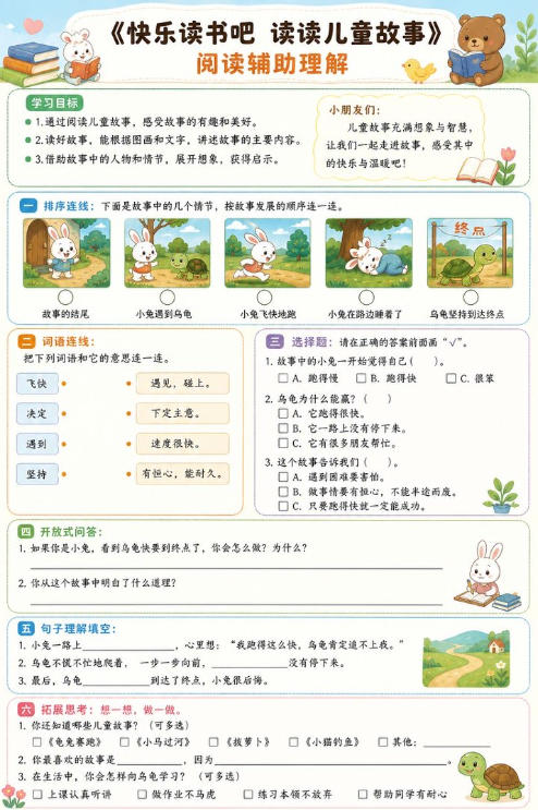快乐读书吧 读读儿童故事--超彩高清版本
