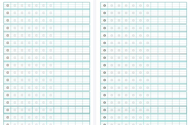 【29页高清版】幼小衔接拼音描红共29页 整张A4直接打印