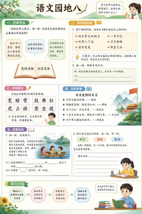语文园地八--超彩高清版本