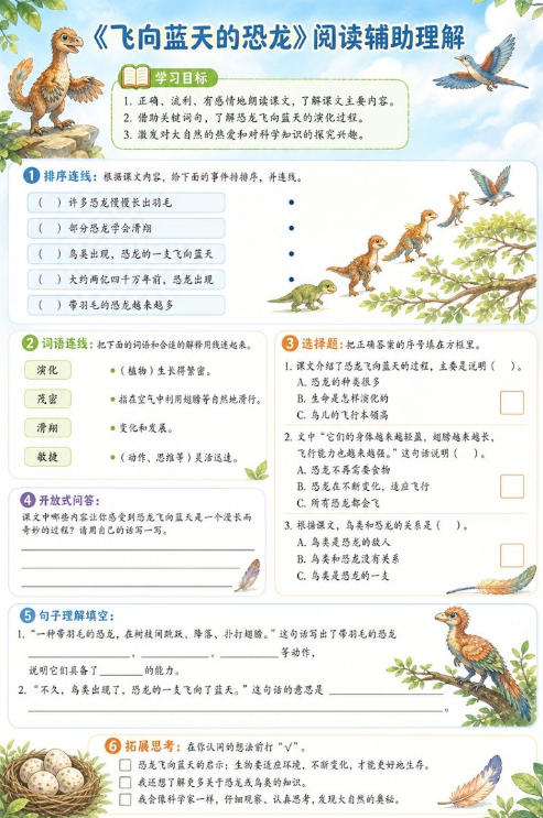 飞向蓝天的恐龙--超彩高清版本