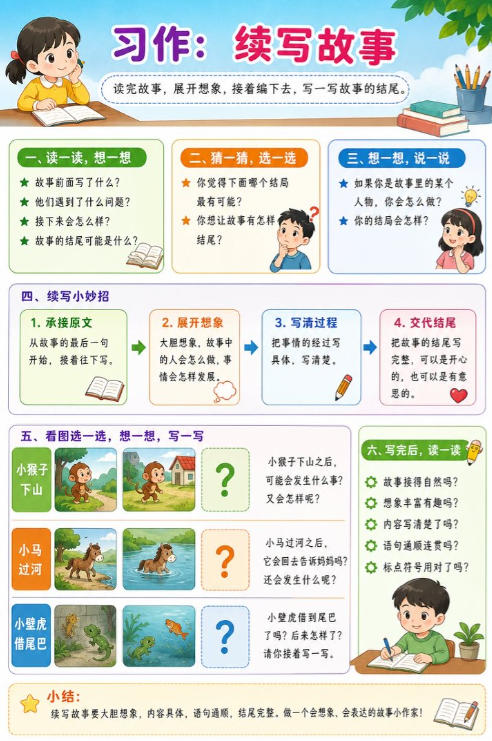 习作：续写故事--超彩高清版本