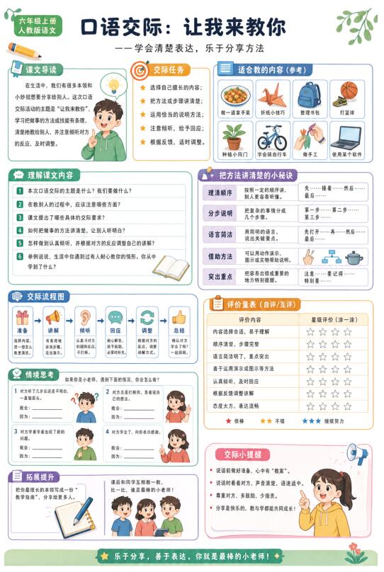 口语交际:让我来教你--超彩高清版本