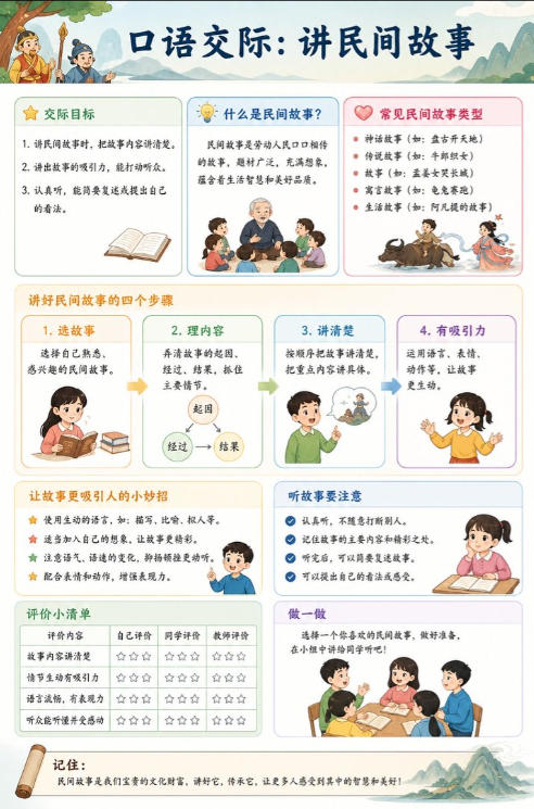 口语交际：讲民间故事--超彩高清版本