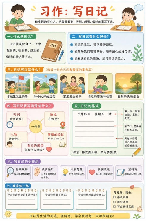 习作：写日记--超彩高清版本