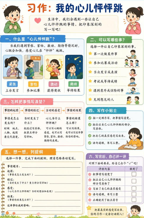 习作：我的心儿怦怦跳--超彩高清版本