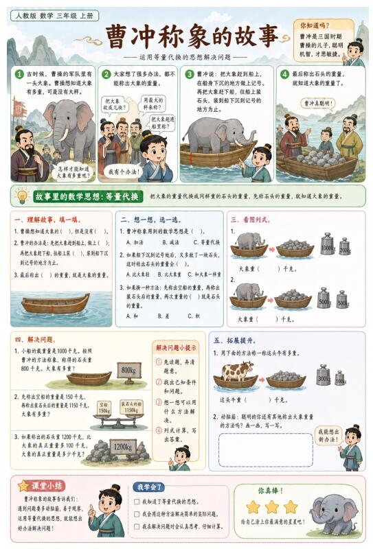曹冲称象的故事--超彩高清版本