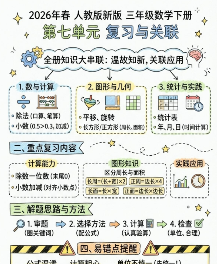 【2026春新版】第七单元复习和关联【高彩板】