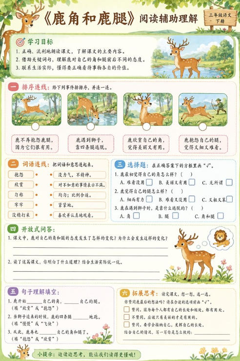 鹿角和鹿腿--超彩高清版本
