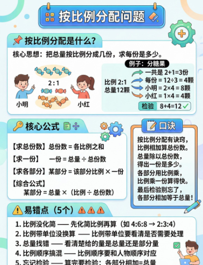 【2026春】孩子按比例分配总出错高彩版