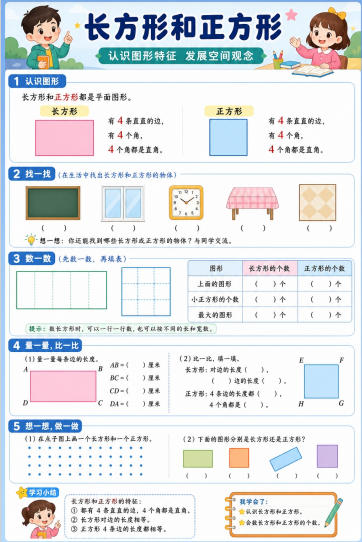 长方形和正方形--超彩高清版本