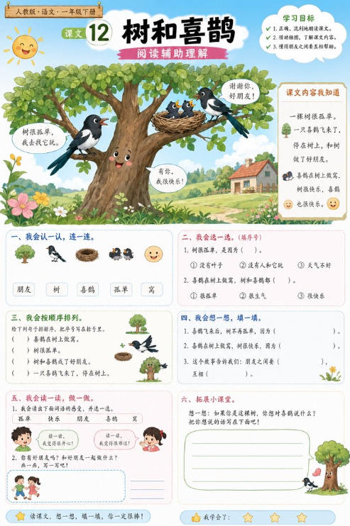 树和喜鹊--超彩高清版本
