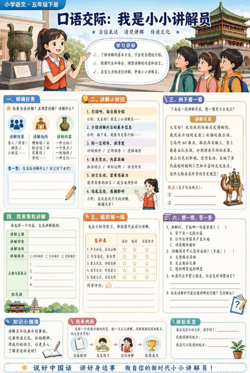 口语交际：我是小小讲解员--超彩高清版本